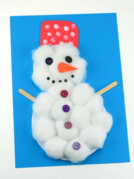 Снеговик из бумаги своими руками: 10 легких идей (фото)